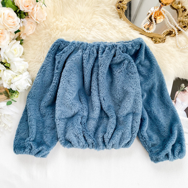 Pulover de dama cu umerii goi in mai multe culori