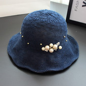 Palarie moderna de dama cu perle