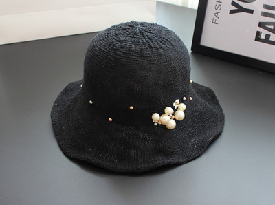 Palarie moderna de dama cu perle