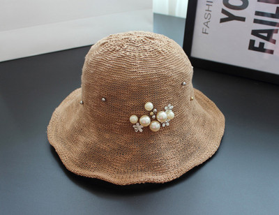 Palarie moderna de dama cu perle