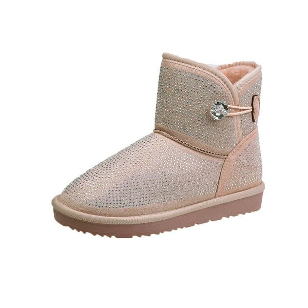 Női csizma három színben, lapos talppal, fényes hatással