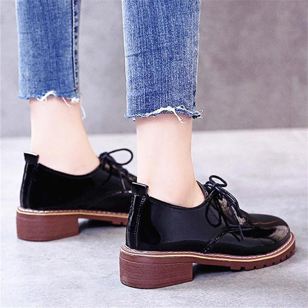 Mocasini casual dama in negru - doua modele