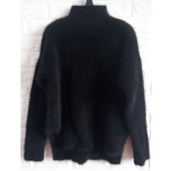 Pulover de iarna de dama model lung asimetric in mai multe culori