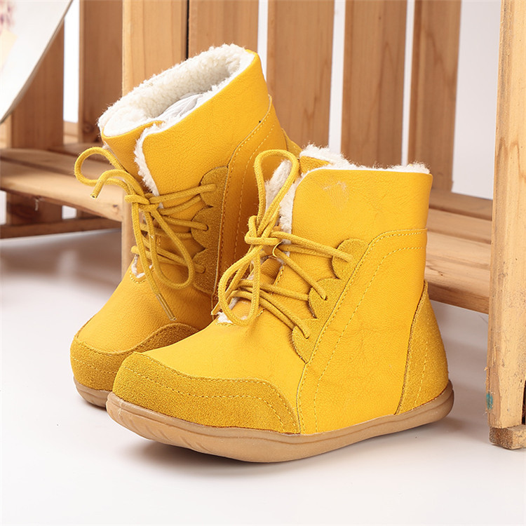 Cizme copii de toamna si iarna pentru fete cu captuseala calda