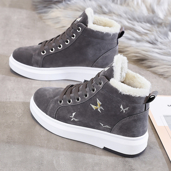 Καθημερινά γυναικεία αθλητικά παπούτσια με κορδόνια και απαλή επένδυση σε τρία χρώματα