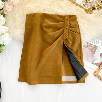 Μοντέρνα γυναικεία φούστα σε τέσσερα χρώματα