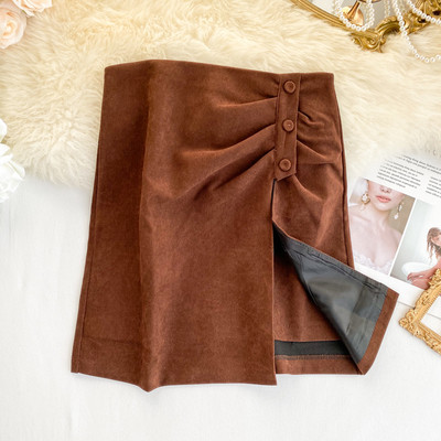 Μοντέρνα γυναικεία φούστα σε τέσσερα χρώματα