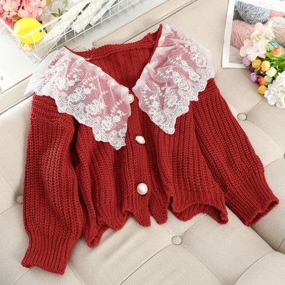 Cardigan dama cu dantela in diferite culori