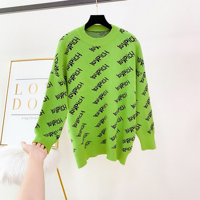 Alkalmi női pulóver kerek nyakkivágással, több színben