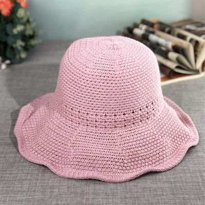 Palarie de dama tricotata in bej, roz, gri, maro, albastru si negru