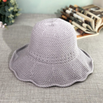 Palarie de dama tricotata in bej, roz, gri, maro, albastru si negru