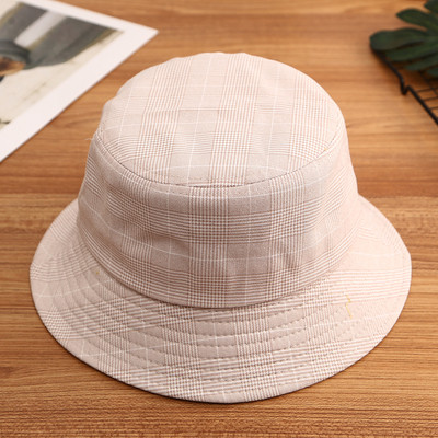 Palarie dama in carouri in patru culori