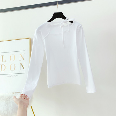 Modern női blúz nyakkendővel több színben