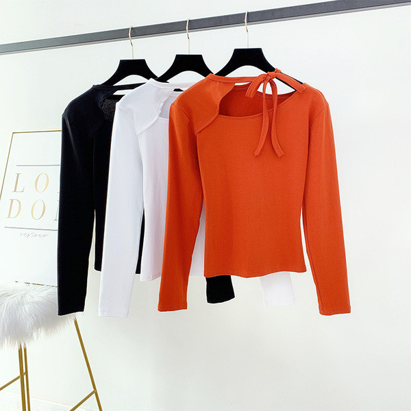 Modern női blúz nyakkendővel több színben