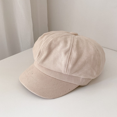 Μοντέρνο γυναικείο καπέλο σε μπεζ, ροζ, κίτρινο, πορτοκαλί, καφέ και μαύρο χρώμα