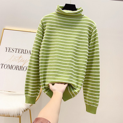 Καθημερινό γυναικείο πουλόβερ με περιλαίμιο σε διάφορα χρώματα