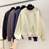 Γυναικεία casual μπλούζα με κολάρο σε τέσσερα χρώματα