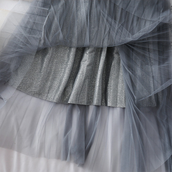 Modern női redős szoknya magas derékkal több színben