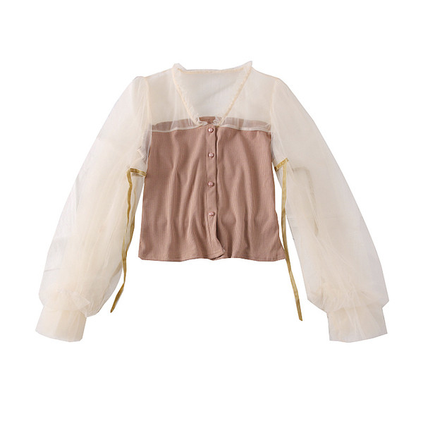 Νέο μοντέλο γυναικεία μπλούζα με λαιμόκοψη στο ροζ και μαύρο χρώμα