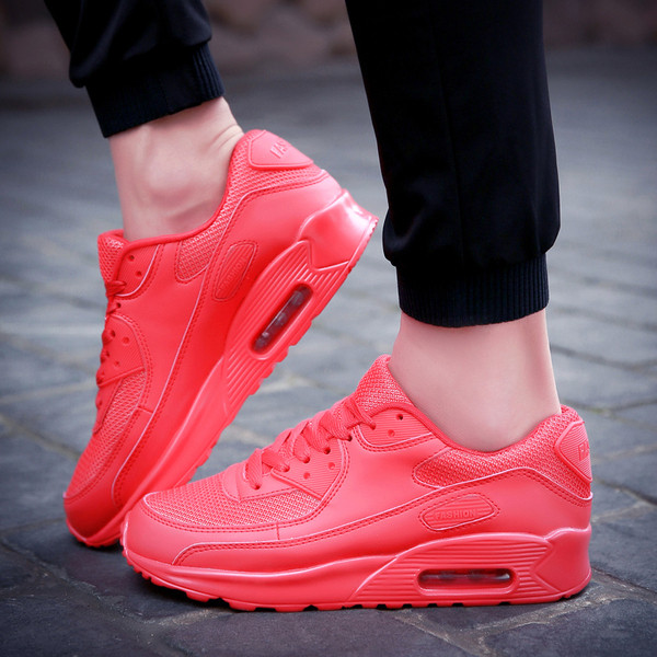 Női tornacipő ÚJ modell fűzővel és légzsákkal, négy színben