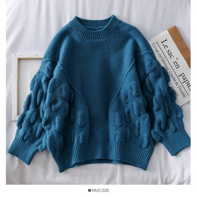 Pulover de dama casual in mai multe culori cu decolteu oval