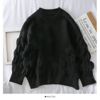 Pulover de dama casual in mai multe culori cu decolteu oval