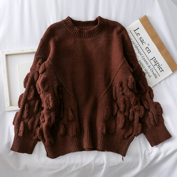 Pulover de dama casual in mai multe culori cu decolteu oval