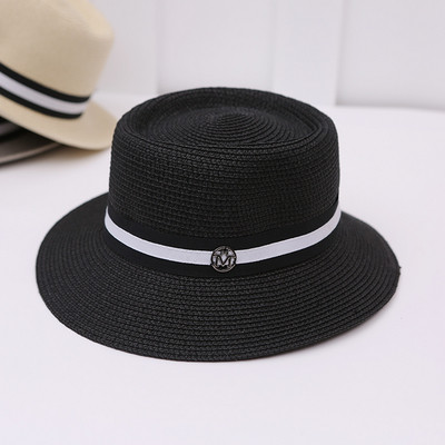 Μοντέρνο γυναικείο καπέλο σε λευκό, κρέμα, μπεζ, γκρι και μαύρο χρώμα