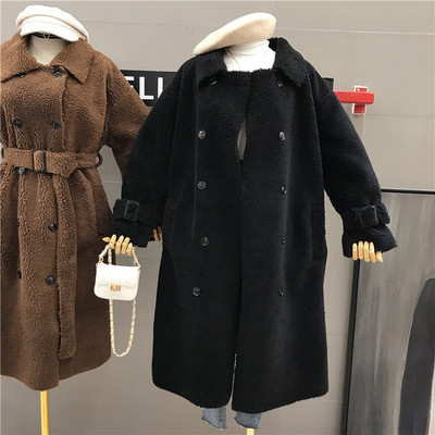 Hosszú női kabát övvel, különböző színekben