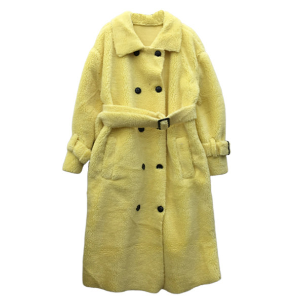 Hosszú női kabát övvel, különböző színekben