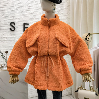 Casual γυναικείο μπουφάν με ζώνες σε διάφορα χρώματα