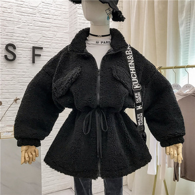 Casual γυναικείο μπουφάν με ζώνες σε διάφορα χρώματα