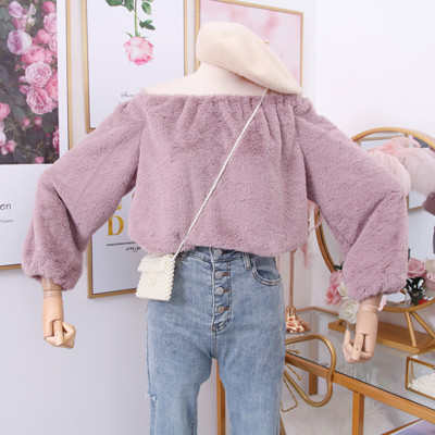 Pulover de damă modern cu decolteu barcă - mai multe culori