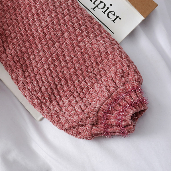 Casual γυναικείο πουλόβερ  σε τέσσερα χρώματα με οβάλ ντεκολτέ