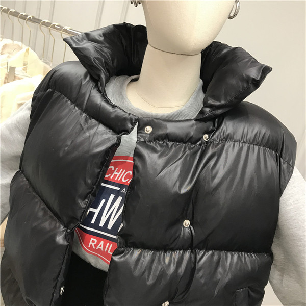 Vesta casual dama in negru si bej