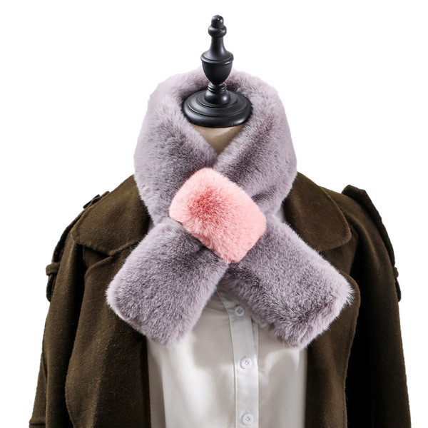 Γυναικείο ζεστό κασκόλ σε διάφορα χρώματα