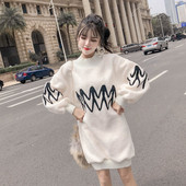 Rochie lunga din puf cu perle in doua culori