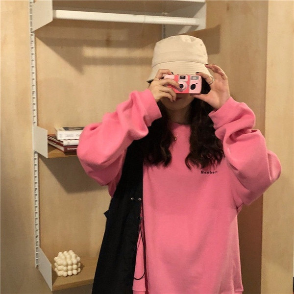 Bluza de dama sport-casual cu decolteu rotund in mai multe culori