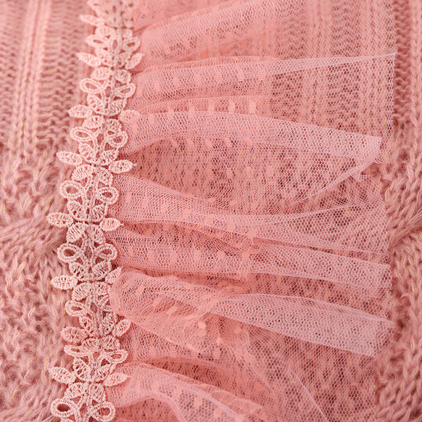 Γυναικείο πουλόβερ με μοτίβο τούλι σε διάφορα χρώματα