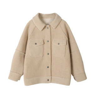 Дамско зимно  пухено палто с копчета в три цвята 