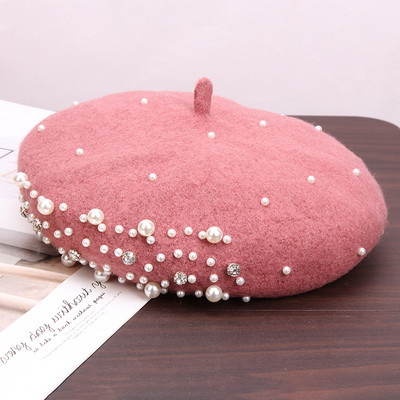 Μοντέρνο μπερές με πέρλες  και πέτρες