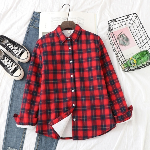 Alkalmi kockás női ing klasszikus gallérral piros, sárga és fekete színben