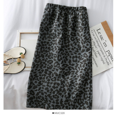 Μοντέρνα γυναικεία φούστα με ψηλή μέση και ελαστική ζώνη σε δύο χρώματα