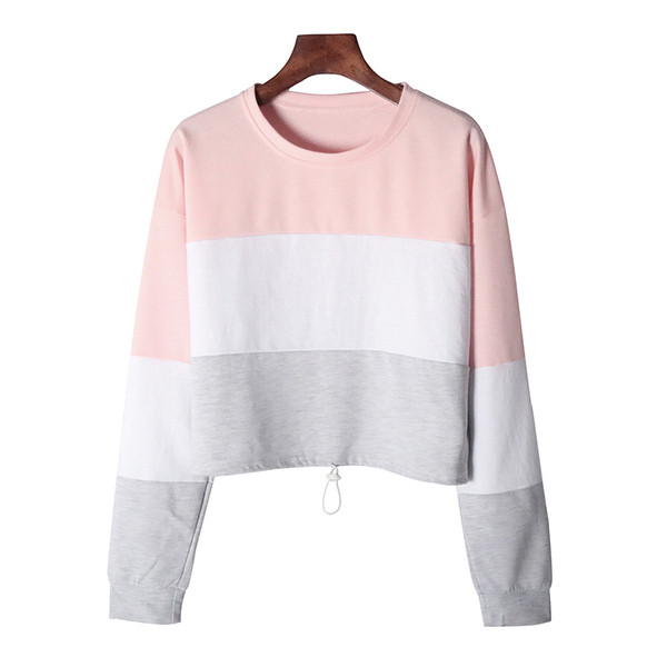 Καθημερινή γυναικεία μπλούζα με μακριά μανίκια σε γκρι χρώμα