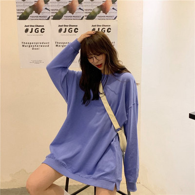 Bluza larga dama - model lung in mai multe culori
