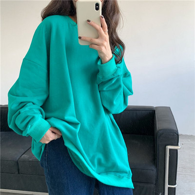 Bluza larga dama - model lung in mai multe culori