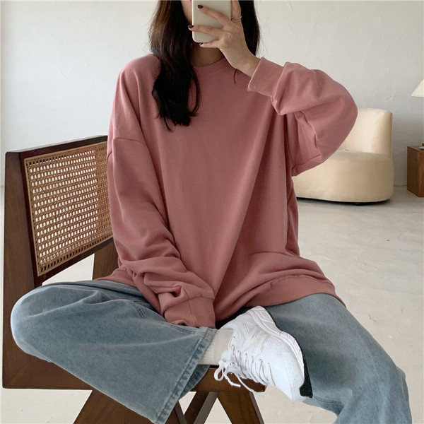 Női széles blúz - hosszú modell több színben