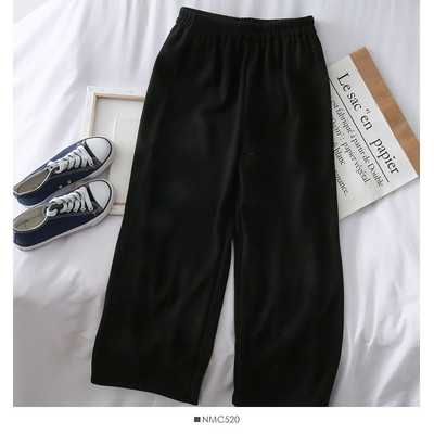 Modern női nadrág magas derékkal, gumival, négy színben