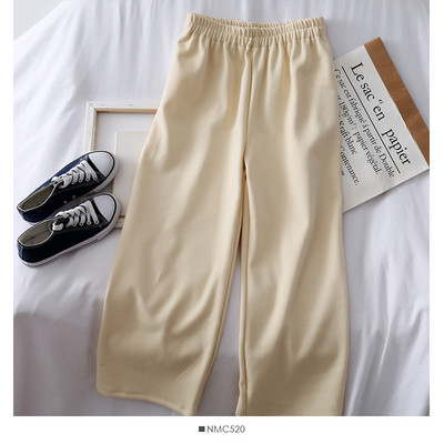 Modern női nadrág magas derékkal, gumival, négy színben