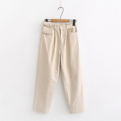 Új modell női nadrág bézs zsebekkel